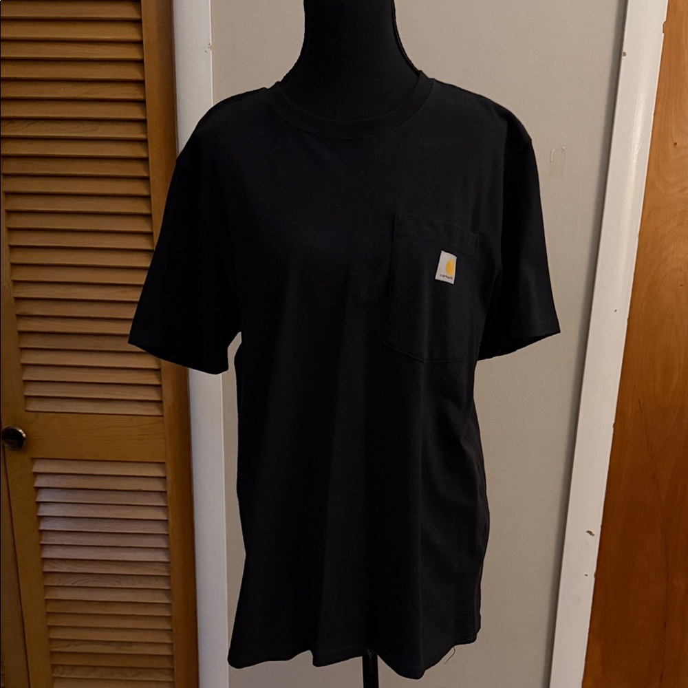 Carhartt Black Short Sleeve Tee with Pocket
